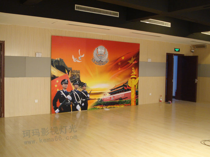 湖北沙洋广华监狱新闻演播室声学装修图