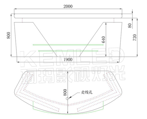 新闻演播桌KM-206