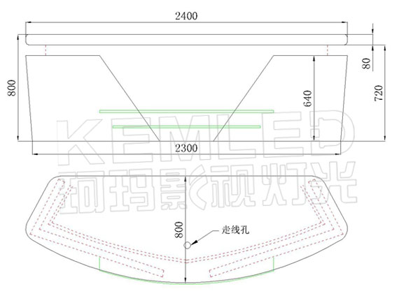 新闻演播桌KM-206