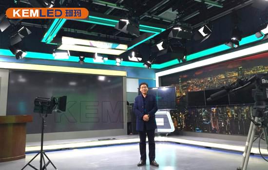 【KEMLED】华中师范演播室灯光工程案例